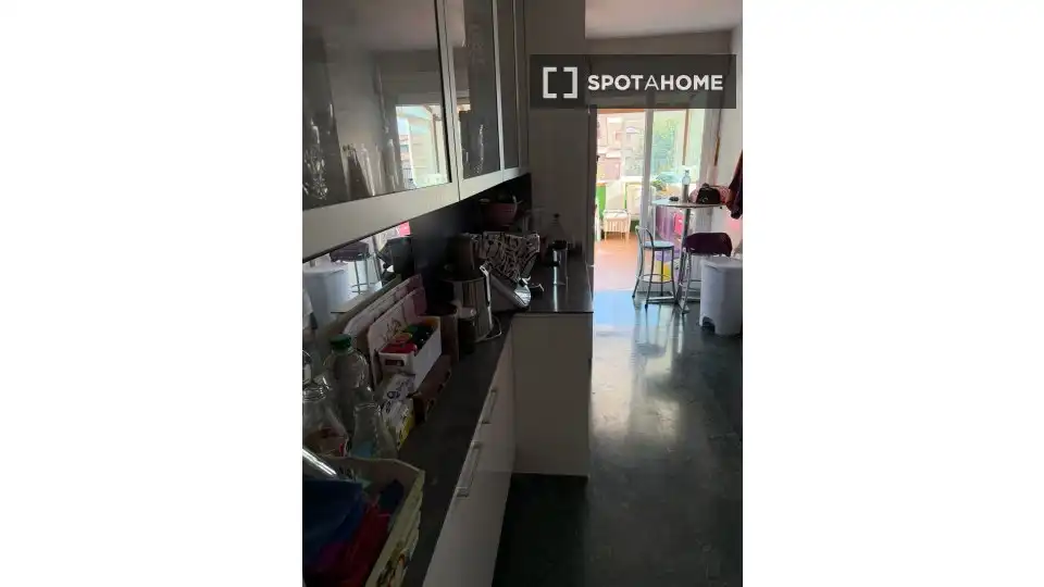 Kitchen of Flat for share in Leganés  with Air Conditioner, Heating and Furnished