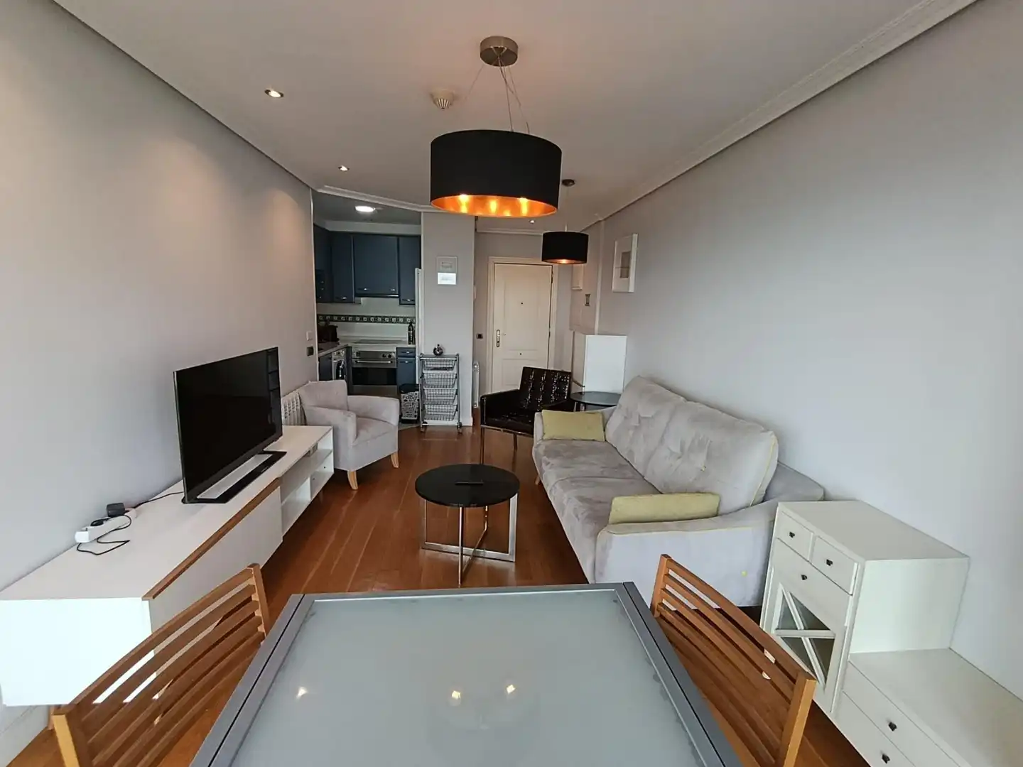 Sala d'estar de Pis en venda en Gijón  amb Calefacció