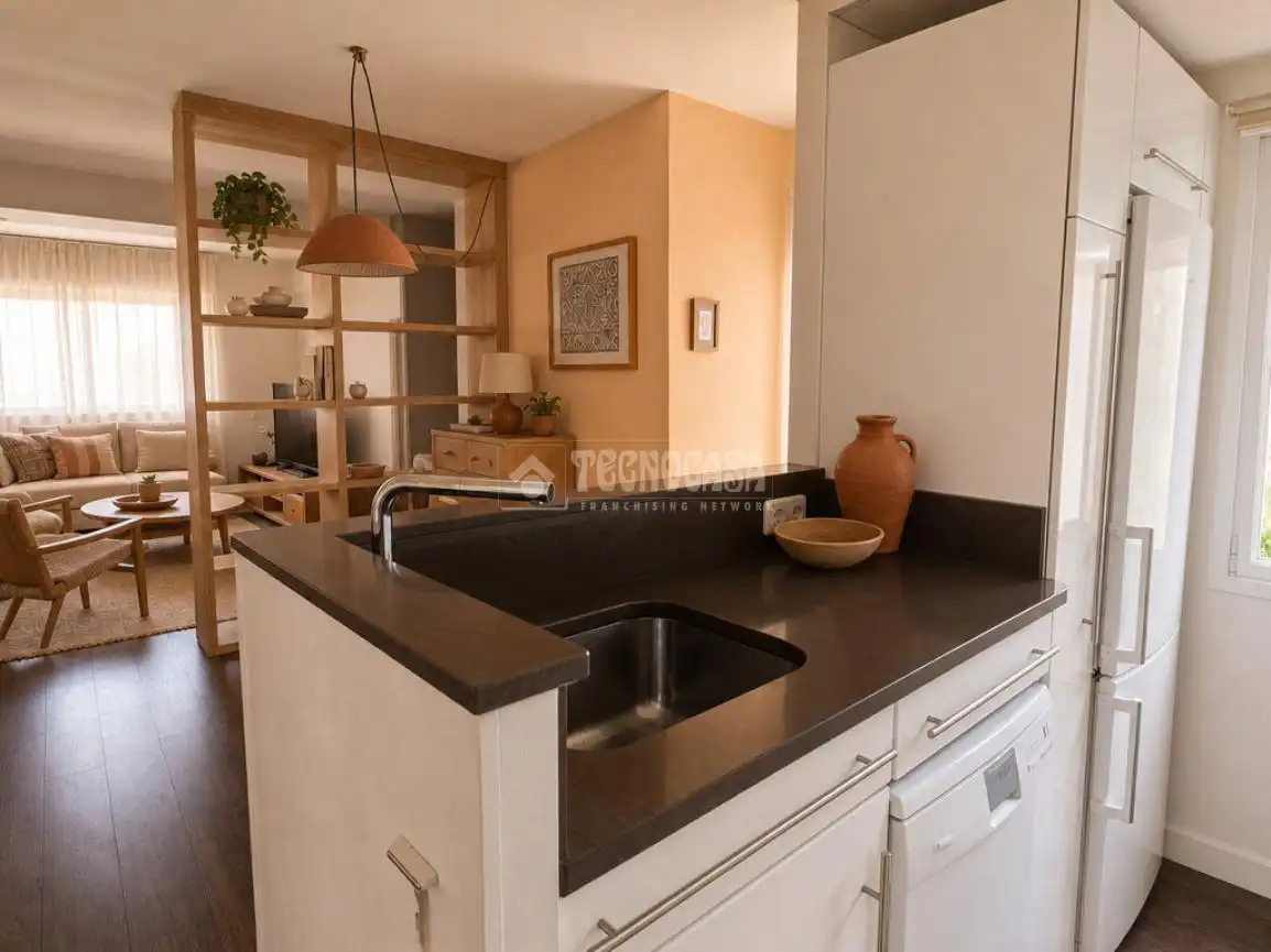 Kitchen of Attic for sale in Madrid  with Air Conditioner, Heating and Terrace