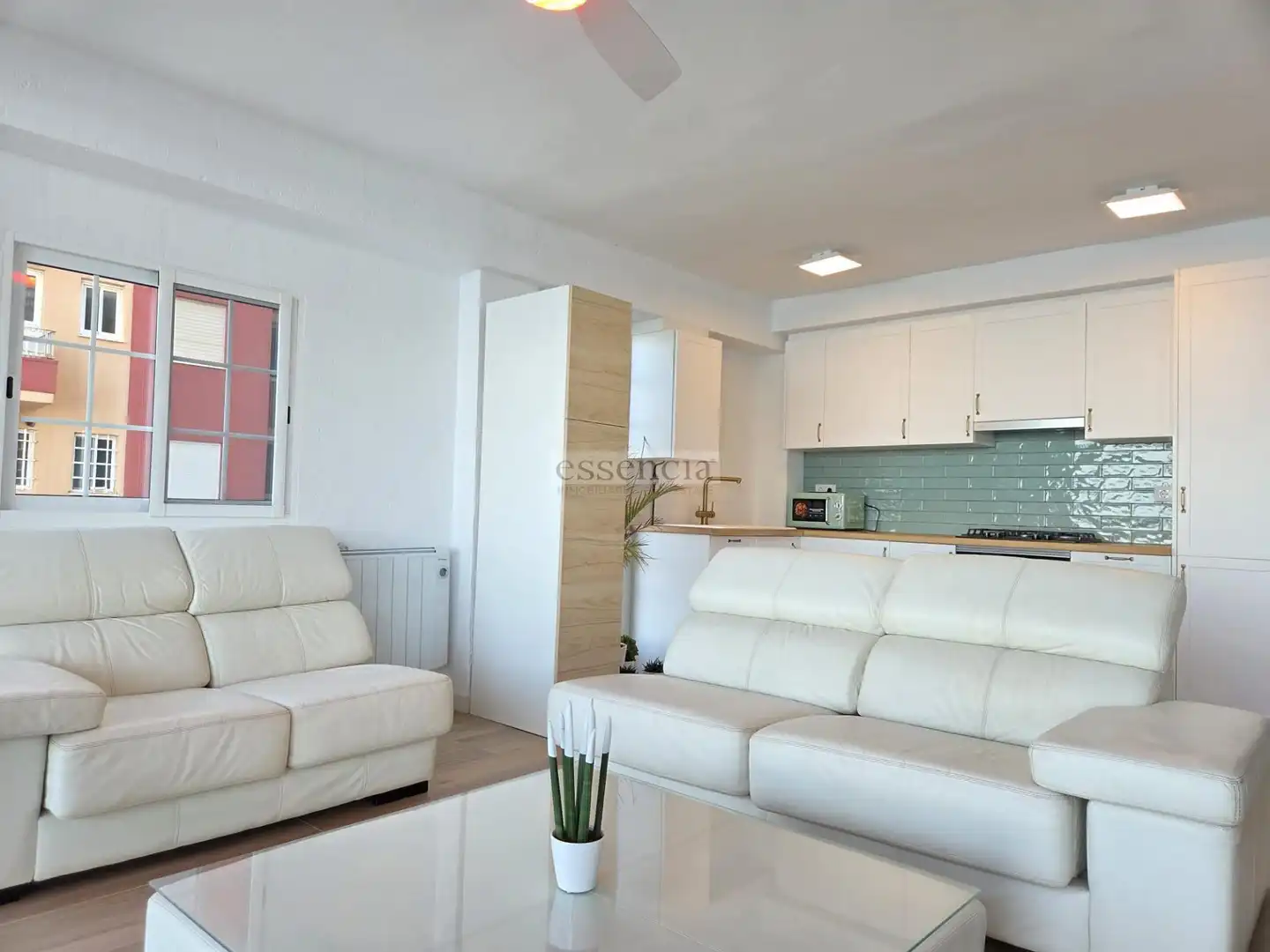 Sala de estar de Apartamento en venta en Tavernes de la Valldigna con Terraza y Balcón