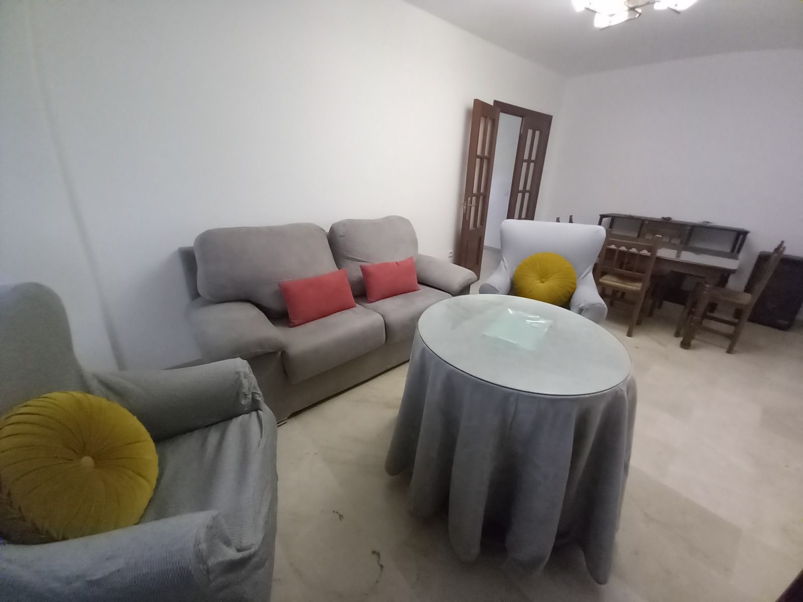 Living room of Apartment to rent in Ronda  with Furnished