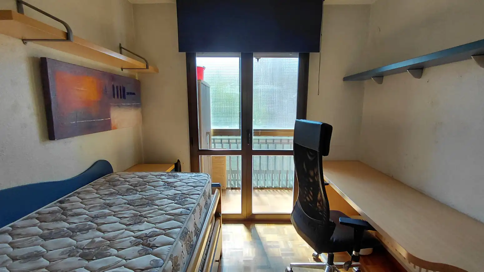 Bedroom of Flat for rent in Burlada / Burlata  with Heating