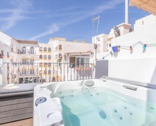 Exterior view of Single-family semi-detached to rent in Marbella  with Air Conditioner, Terrace and Storage room