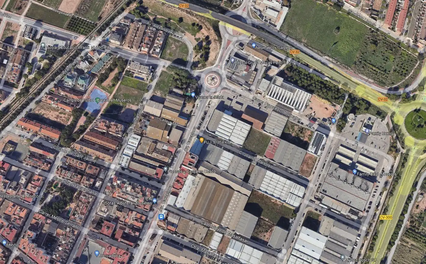 Vista exterior de Edificio en venta en Museros