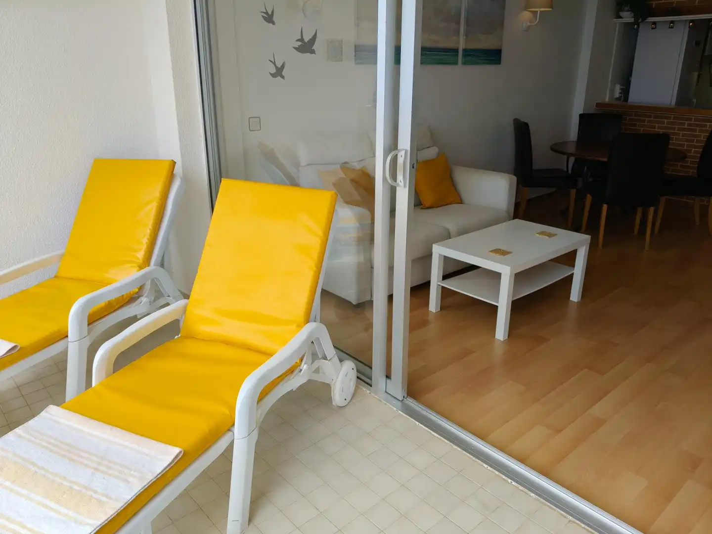 Terrassa de Apartament en venda en La Matanza de Acentejo amb Moblat, Balcó i Piscina comunitària