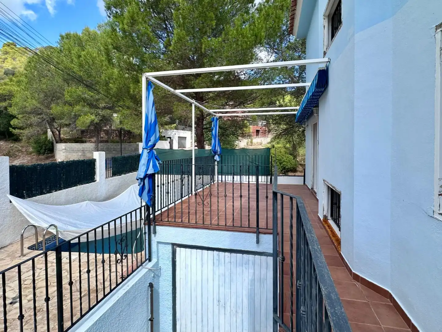Terrassa de Casa adosada en venda en Gilet amb Terrassa, Piscina i Balcó