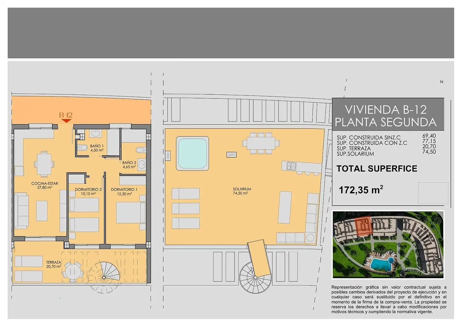 Appartement compact avec terrasse à vendre à Las Lomas de Rame - Bahía Bella, imagen 48