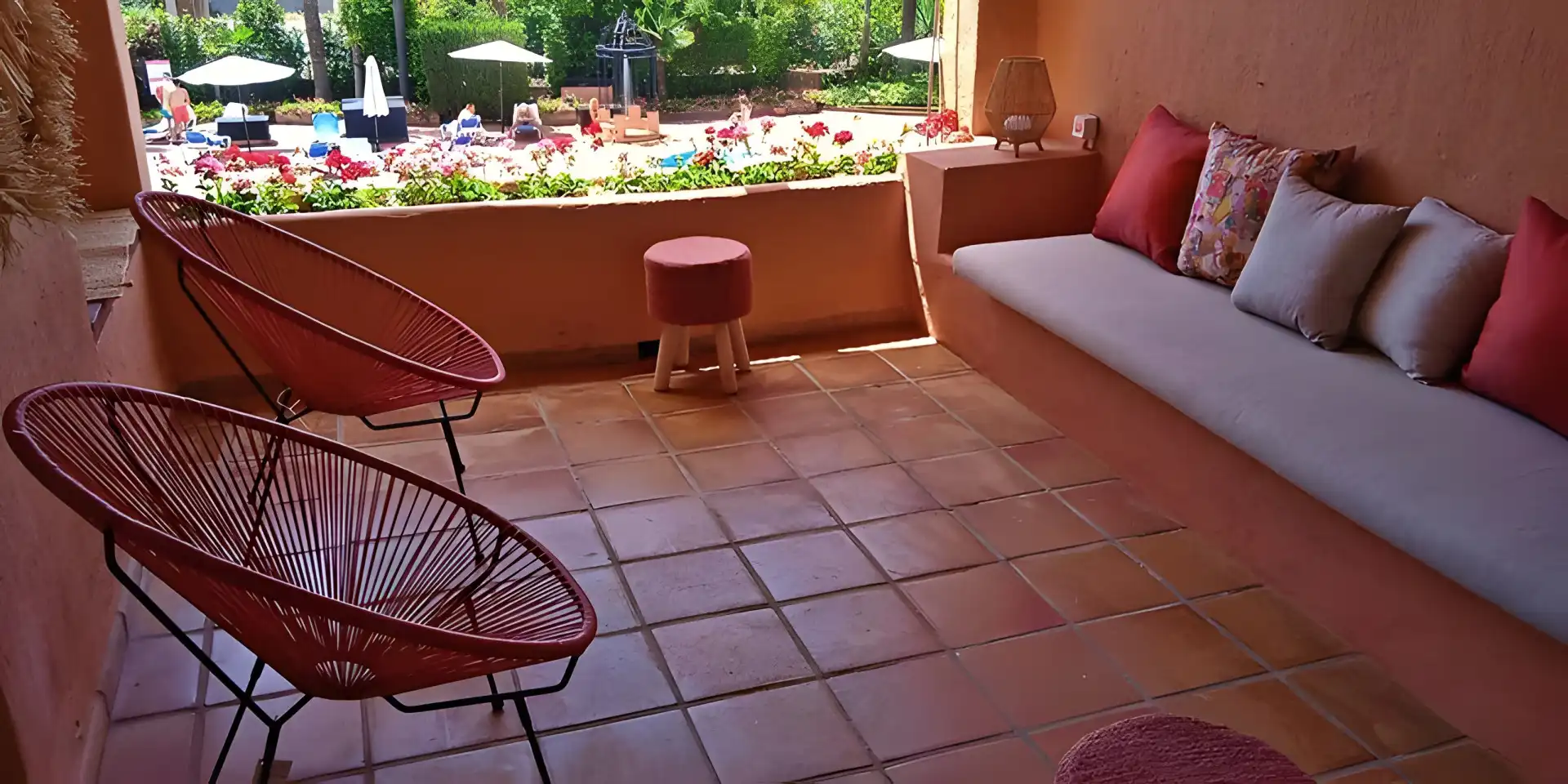 Terraza de Apartamento en venta en Marbella con Aire acondicionado, Terraza y Piscina