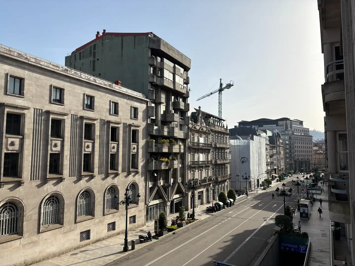 Vista exterior de Piso en venta en Vigo  con Balcón