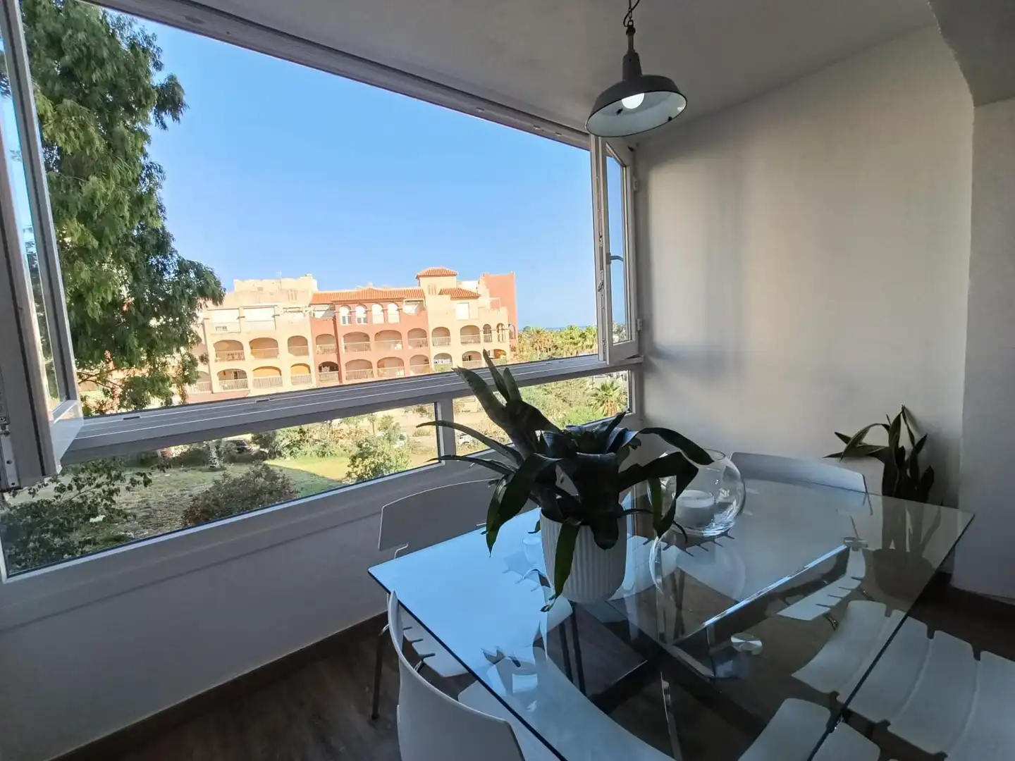 Dining room of Flat for rent in El Ejido  with Private garden, Furnished and Community pool