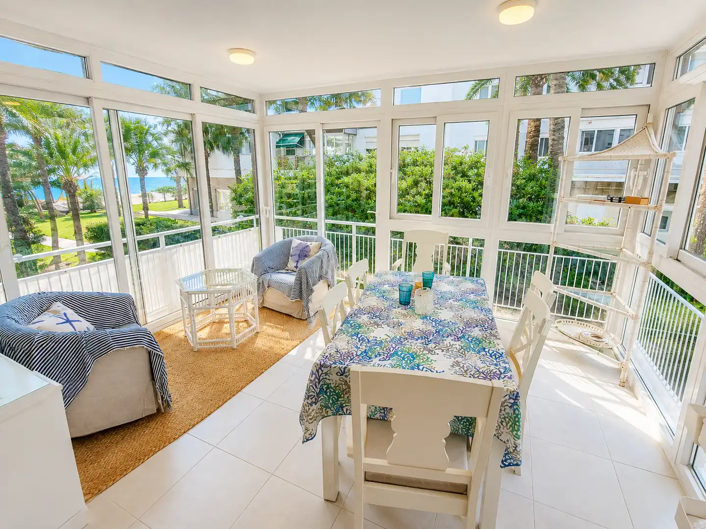 Terrassa de Apartament en venda en Benicasim / Benicàssim amb Jardí privat, Terrassa i Moblat