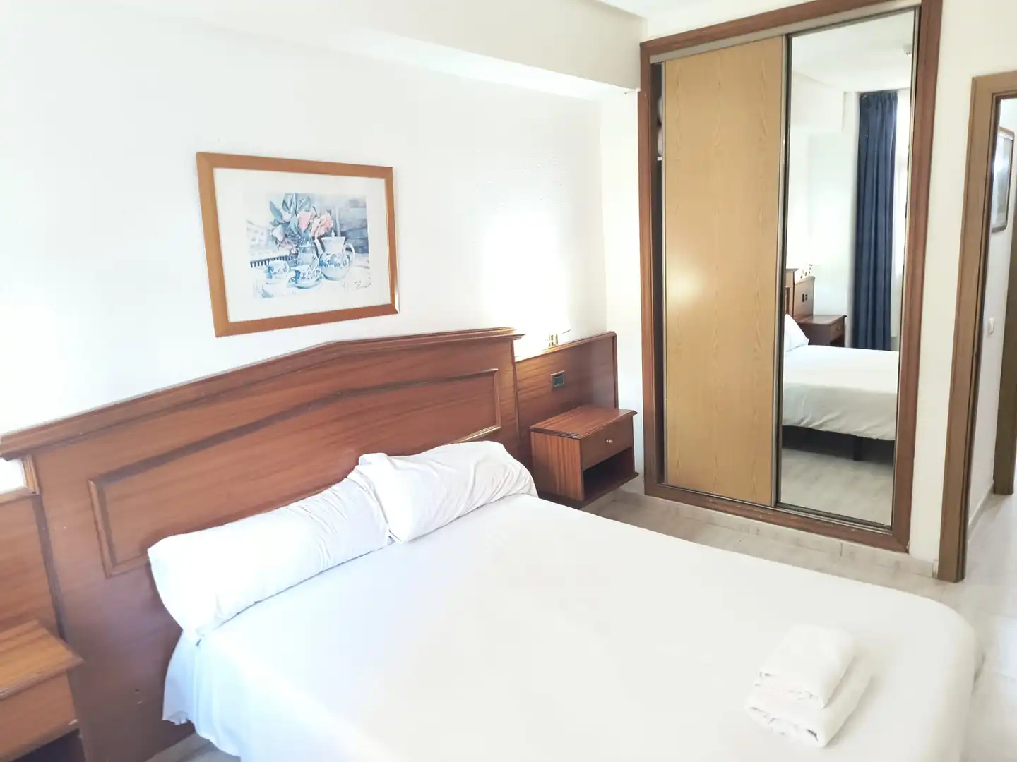 Schlafzimmer von Wohnung zum Verkauf in Puerto de la Cruz mit Möbliert, Ofen und Fernseher