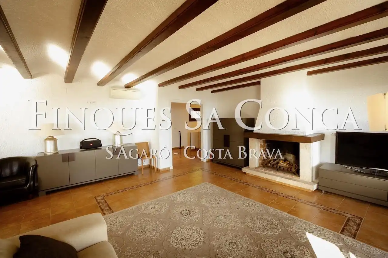 Sala d'estar de Casa o xalet en venda en Calonge i Sant Antoni amb Aire condicionat, Calefacció i Piscina