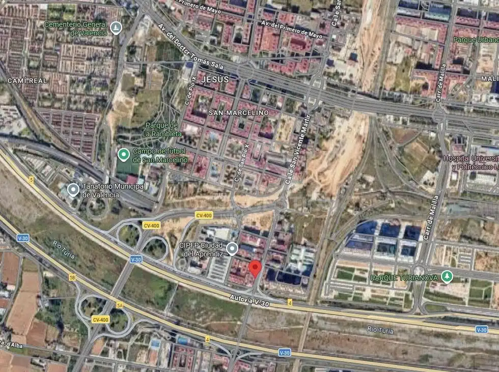 Vista exterior de Piso en venta en Valencia