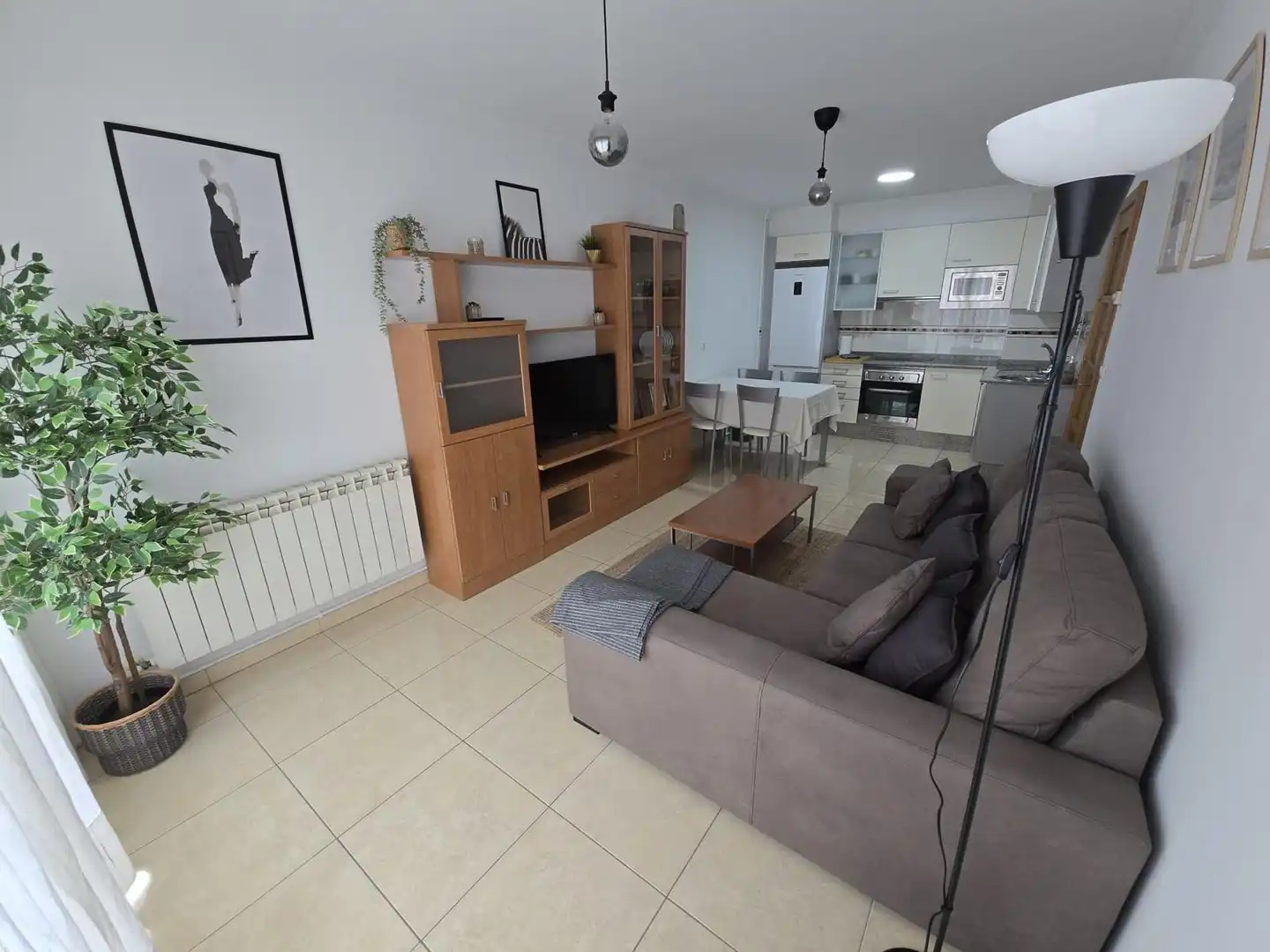 Sala d'estar de Apartament de lloguer en Boiro, A Coruña