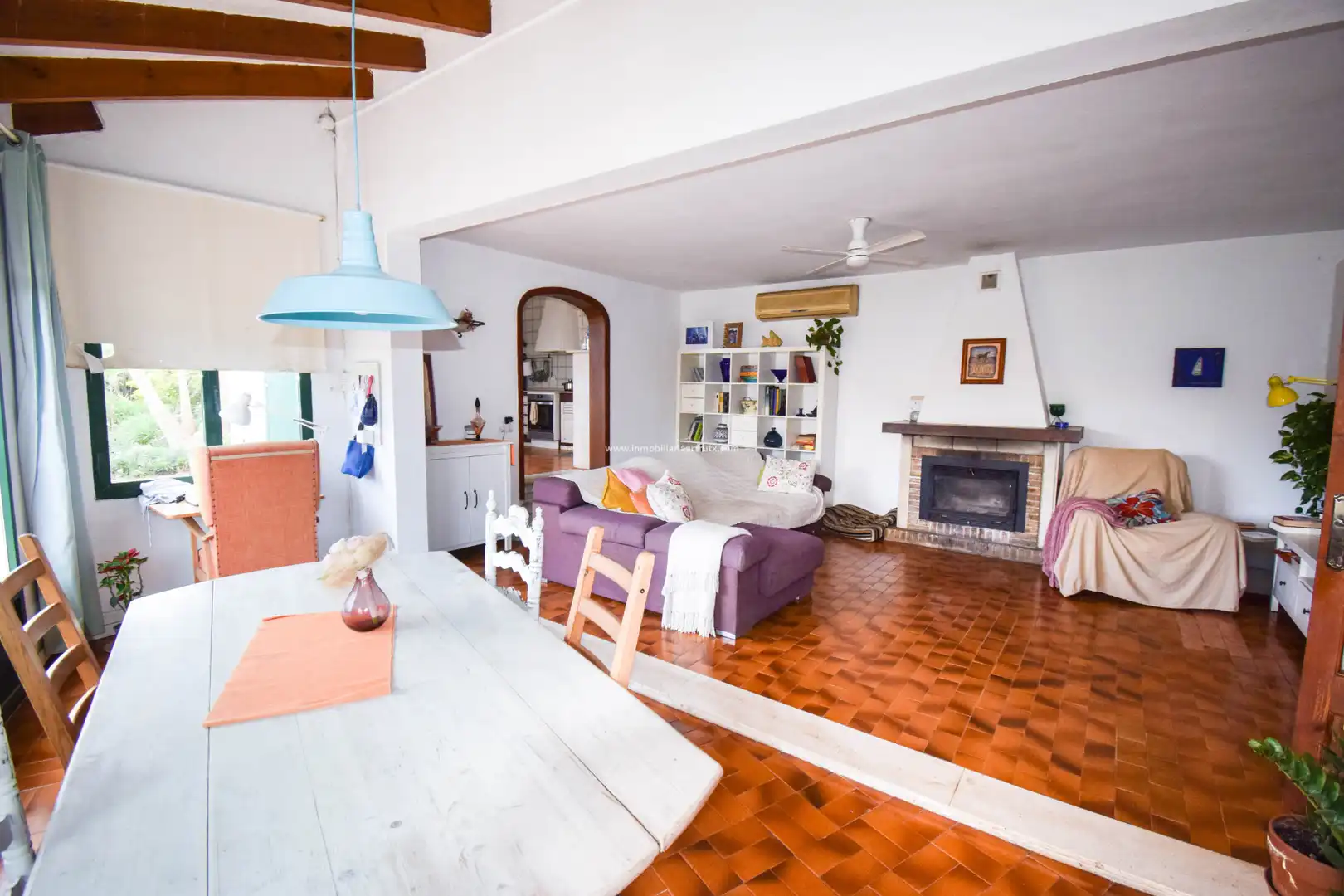 Living room of Country homes for sale in Ciutadella de Menorca  with Air Conditioner, Private garden and Terrace