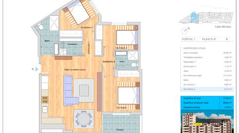 Photo 3 from new construction home in Flat for sale in Rúa Montes, 20, Los Castros - Castrillón, A Coruña
