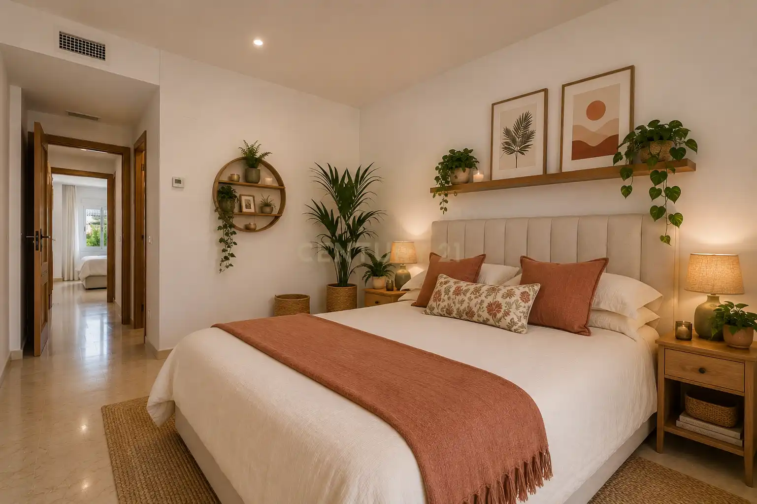 Bedroom of Apartments for sale in Marbella  with Air Conditioner, Swimming Pool and Washing machine
