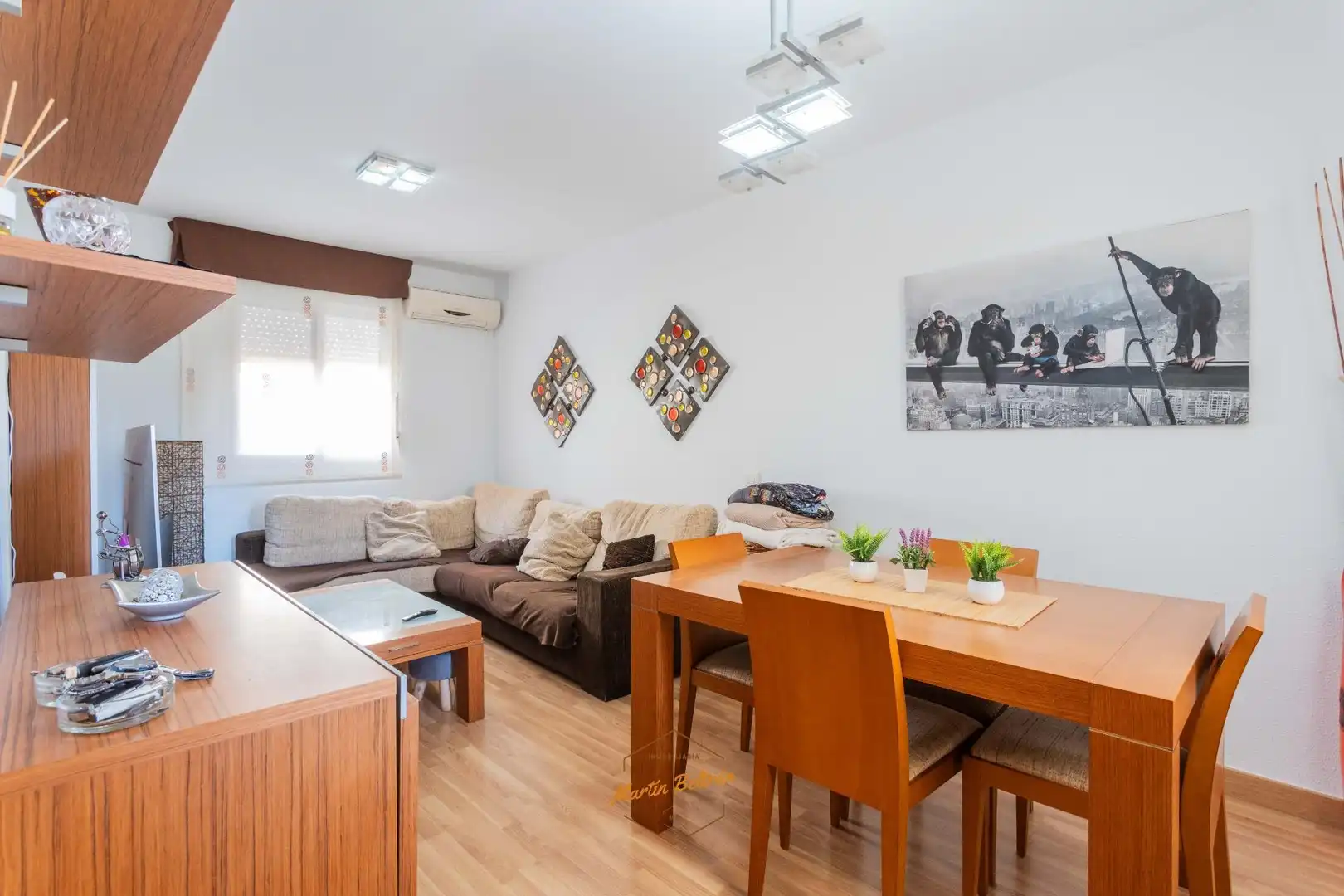 Wohnzimmer von Maisonette zum Verkauf in Níjar mit Klimaanlage, Parkett und Terrasse