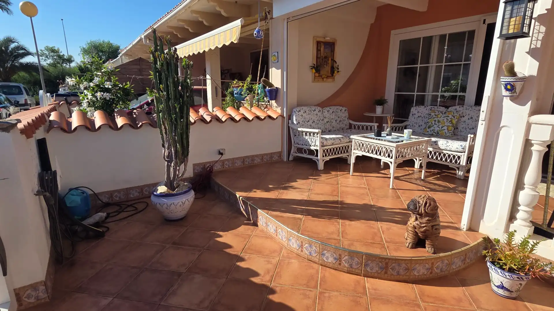 Terraza de Casa adosada en venta en Cartagena con Jardín privado, Terraza y Amueblado
