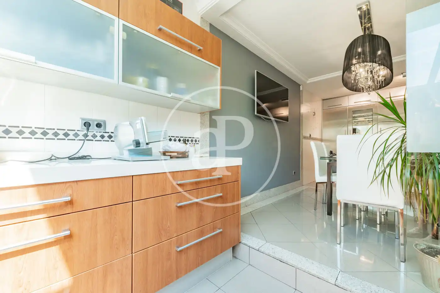 Kitchen of Detached homes for sale in La Moraleja  with Air Conditioner, Heating and Private garden
