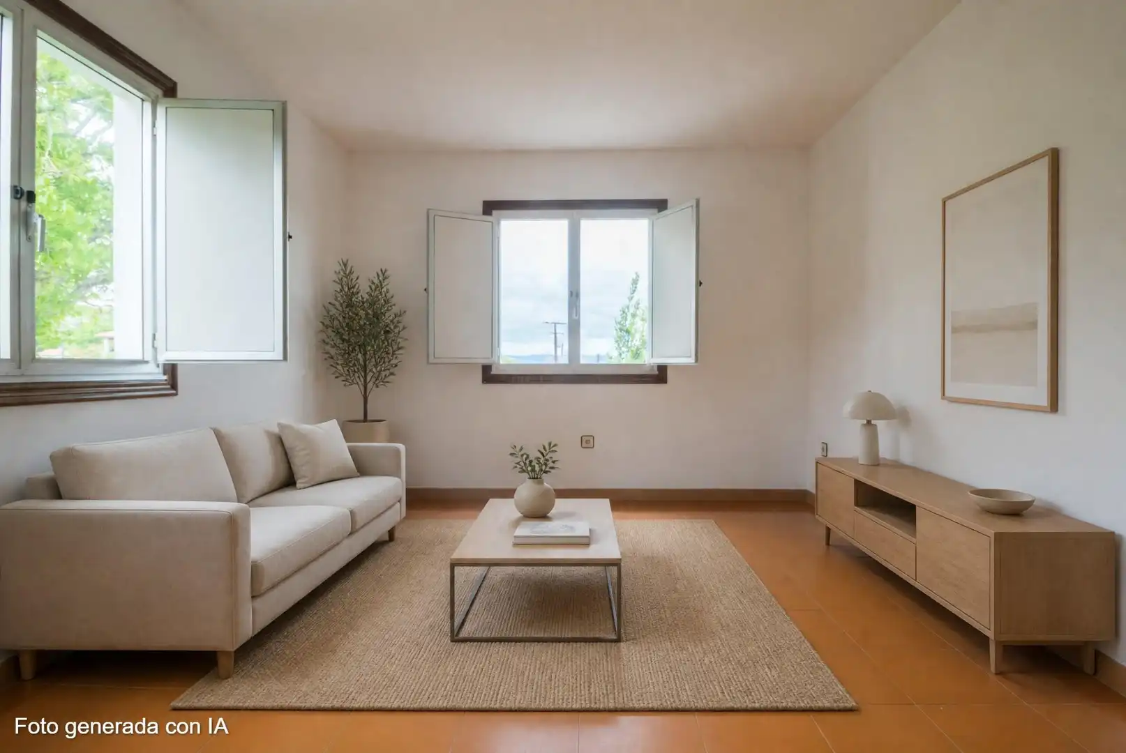 Sala de estar de Casa o chalet en venta en Carral con Jardín privado y Parquet