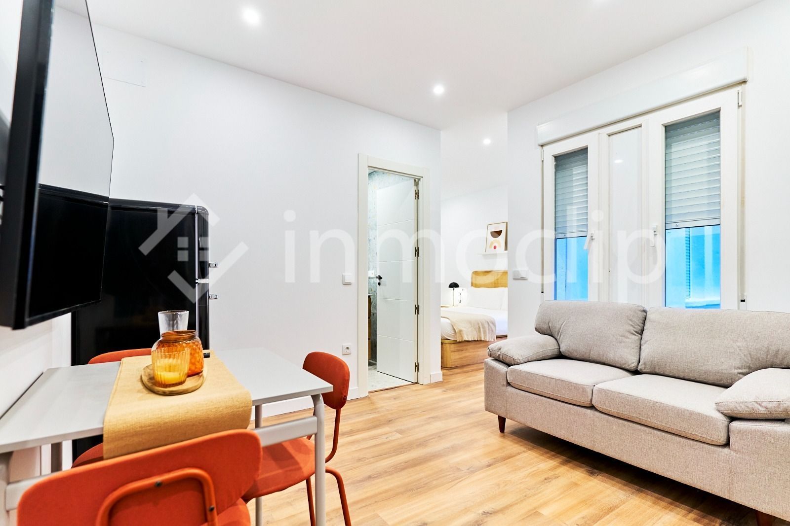 Living room of Study to rent in Salamanca Capital  with Heating and Furnished