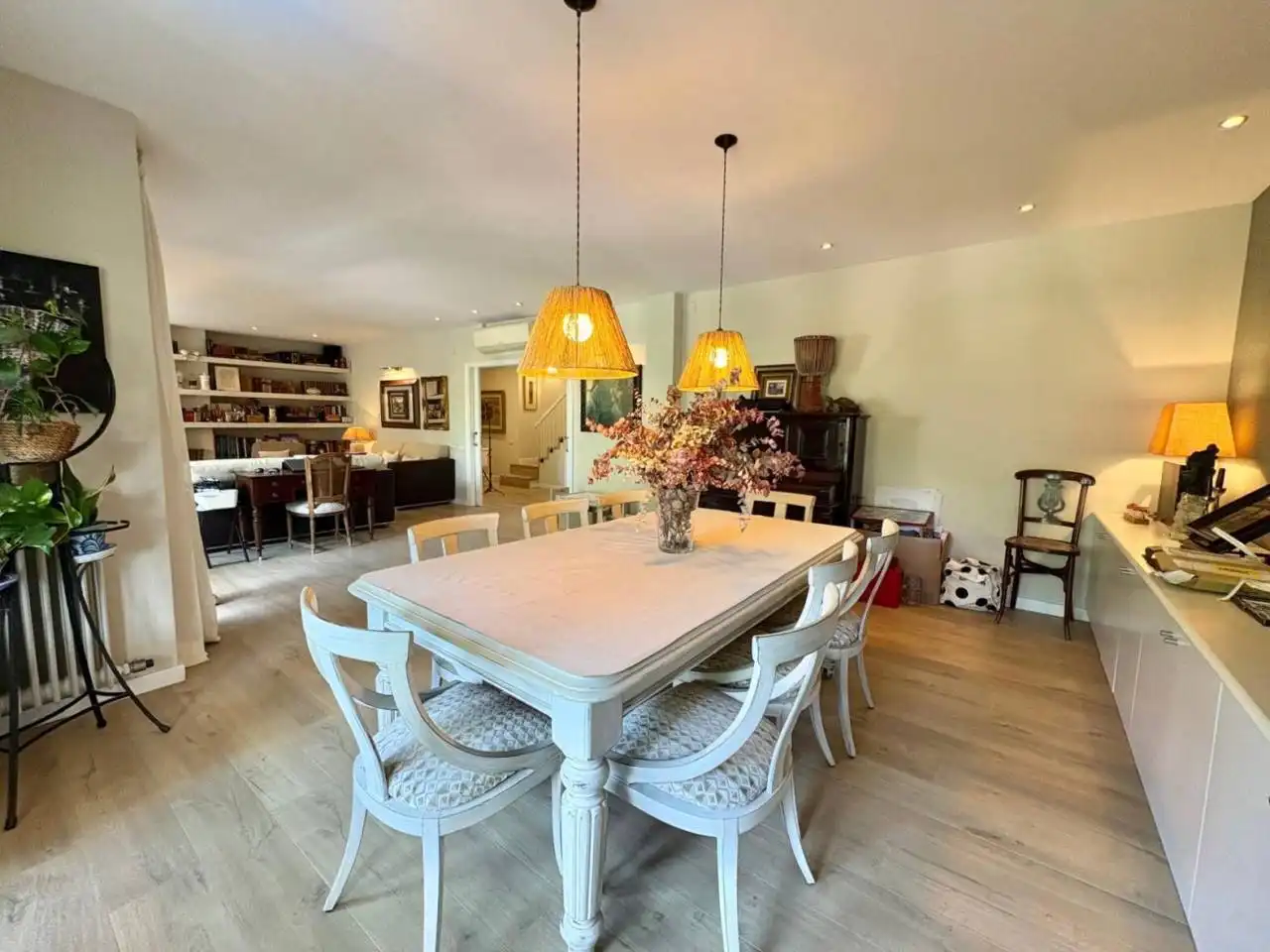 Esszimmer von Maisonette zum Verkauf in Sant Cugat del Vallès mit Klimaanlage, Heizung und Parkett