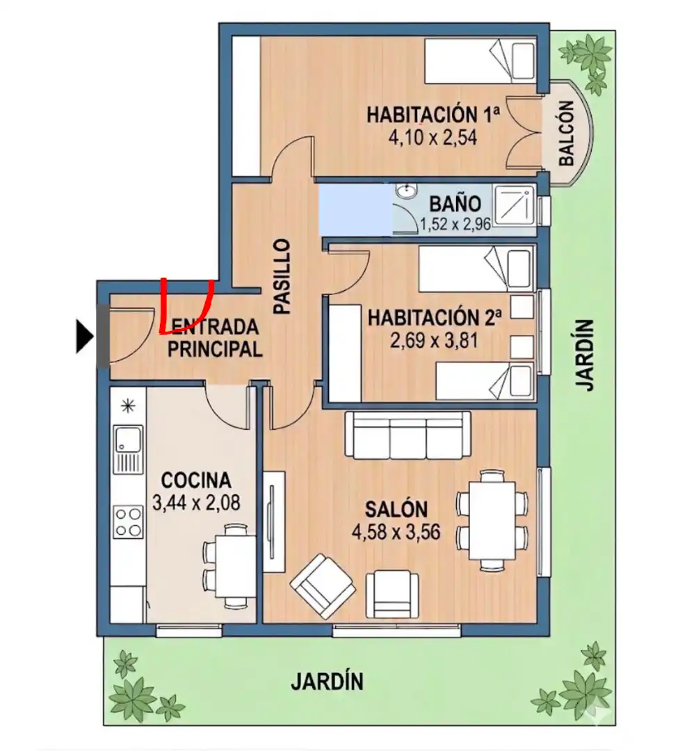 Flat for sale in Noja  with Heating, Private garden and Terrace
