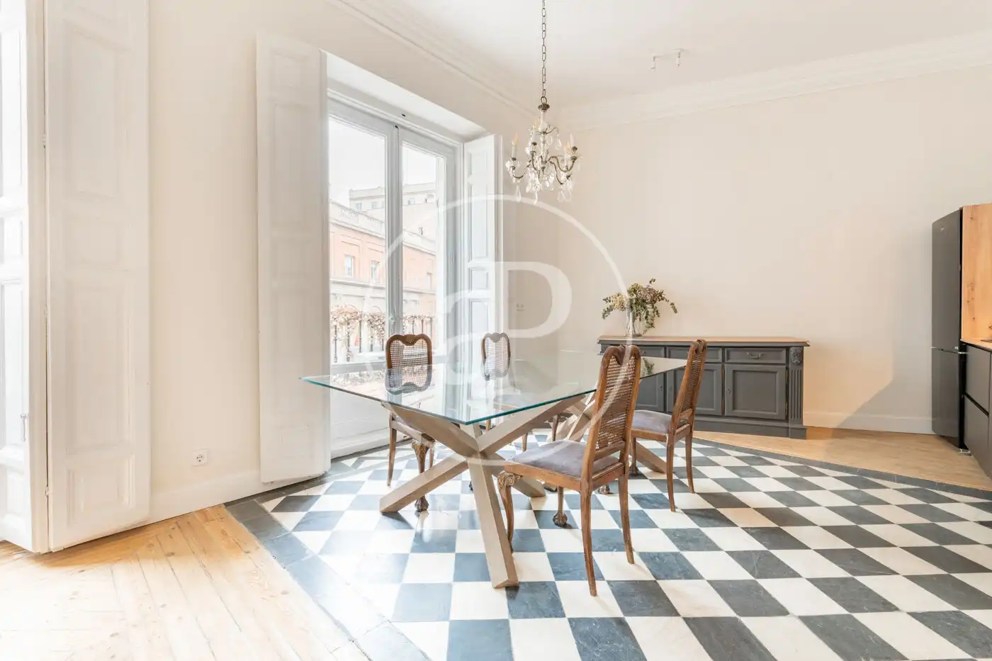 Dining room of Flat for sale in Madrid  with Air Conditioner, Heating and Balcony