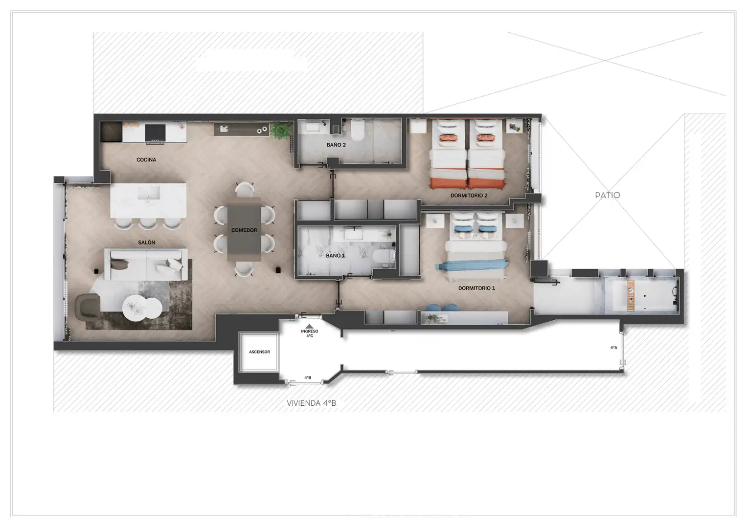 Apartamento con piscina en venta en Calle del General Oráa, imagen 16