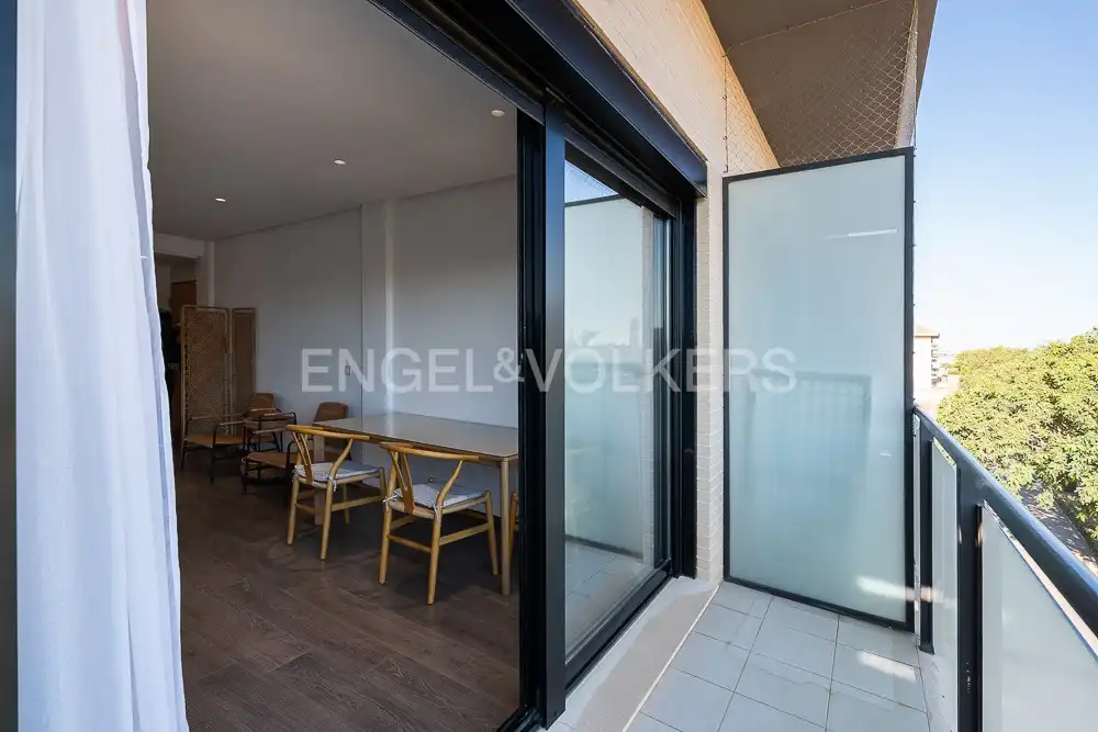Terrassa de Apartament de lloguer en Museros amb Aire condicionat, Calefacció i Parquet