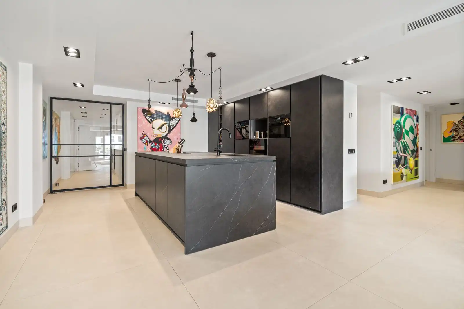Cuina de Apartament en venda en Adeje amb Aire condicionat, Terrassa i Moblat