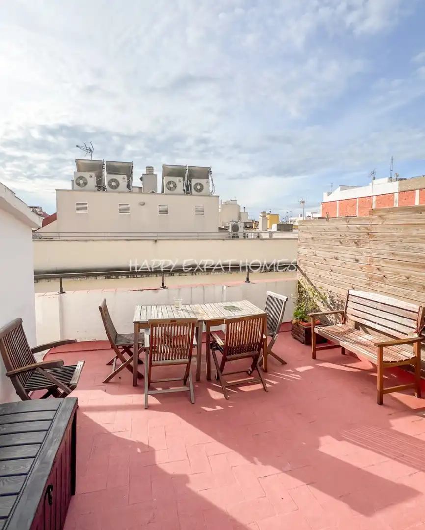 Terrassa de Dúplex en venda en Vilanova i la Geltrú amb Aire condicionat, Calefacció i Terrassa
