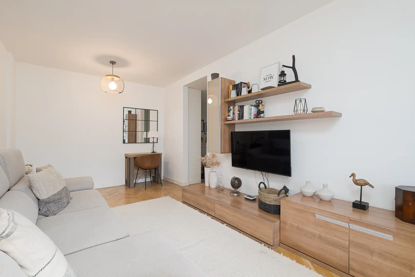 Wohnzimmer von Wohnung zum Verkauf in Donostia - San Sebastián  mit Heizung, Terrasse und Ofen