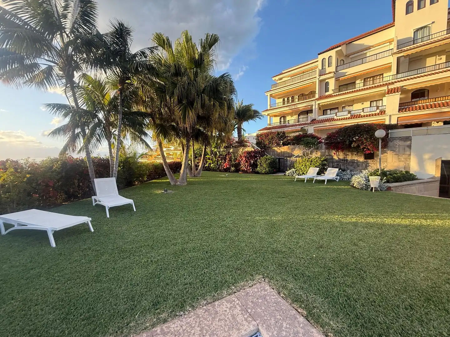 Terraza de Apartamento en venta en Puerto de la Cruz con Jardín privado, Trastero y Amueblado