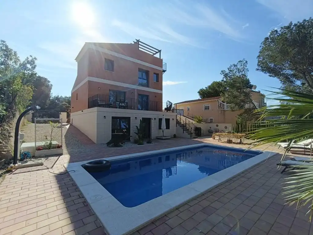 Piscina de Casa o chalet en venta en Pilar de la Horadada con Aire acondicionado, Calefacción y Jardín privado