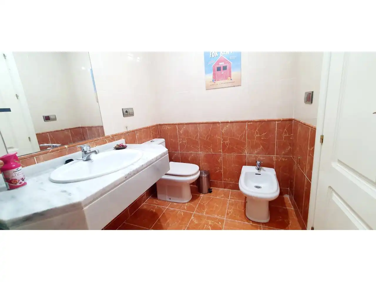 Bany de Apartament en venda en Vícar amb Aire condicionat, Calefacció i Terrassa