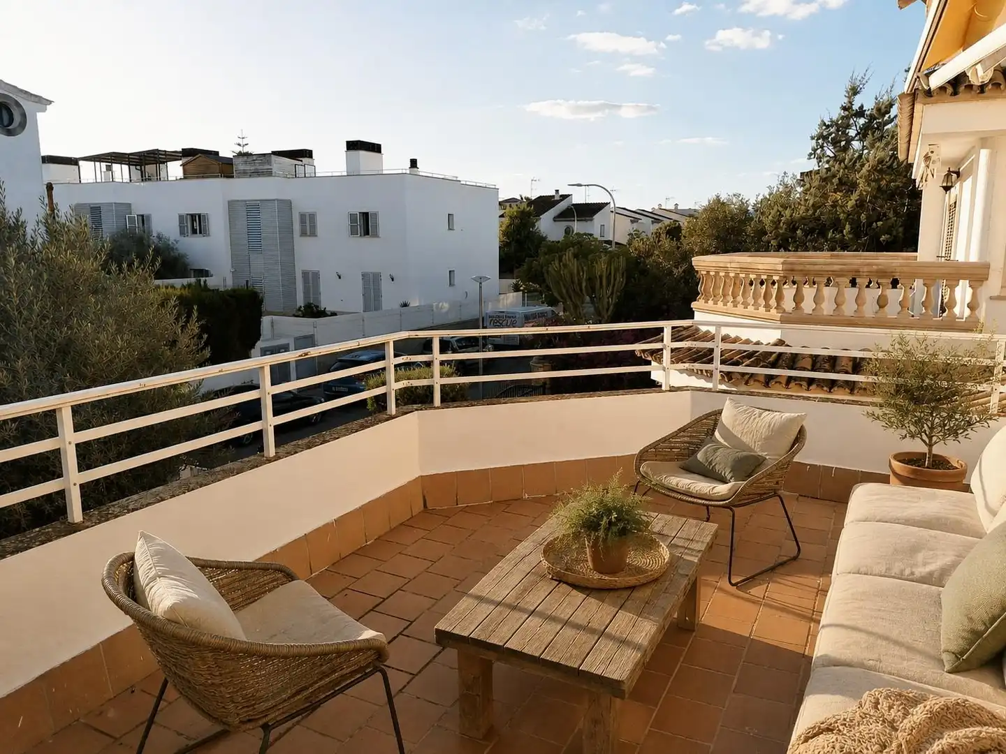 Terraza de Casa o chalet en venta en  Palma de Mallorca con Aire acondicionado, Calefacción y Jardín privado