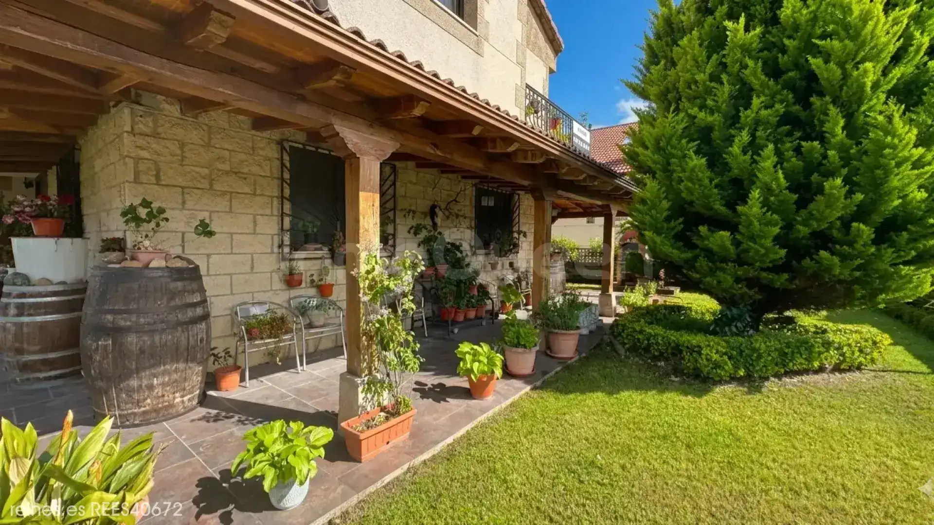 Terraza de Casa o chalet en venta en Campoo de Enmedio con Calefacción, Jardín privado y Terraza