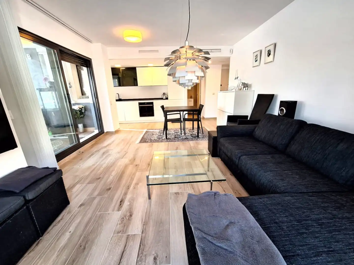 Sala de estar de Apartamento en venta en Calpe / Calp con Aire acondicionado, Trastero y Piscina
