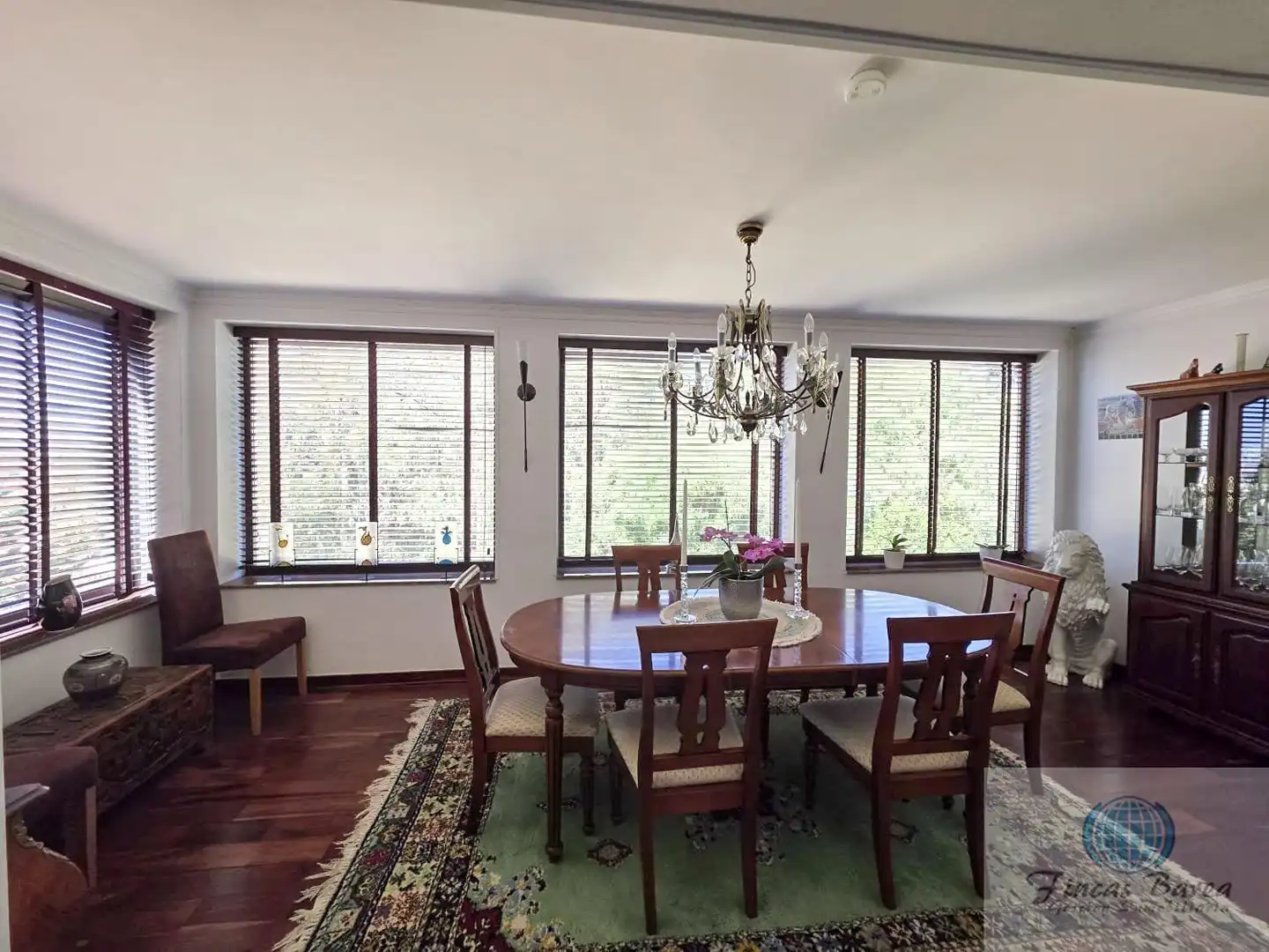 Dining room of Houses for sale in Mijas  with Air Conditioner, Terrace and Storage room