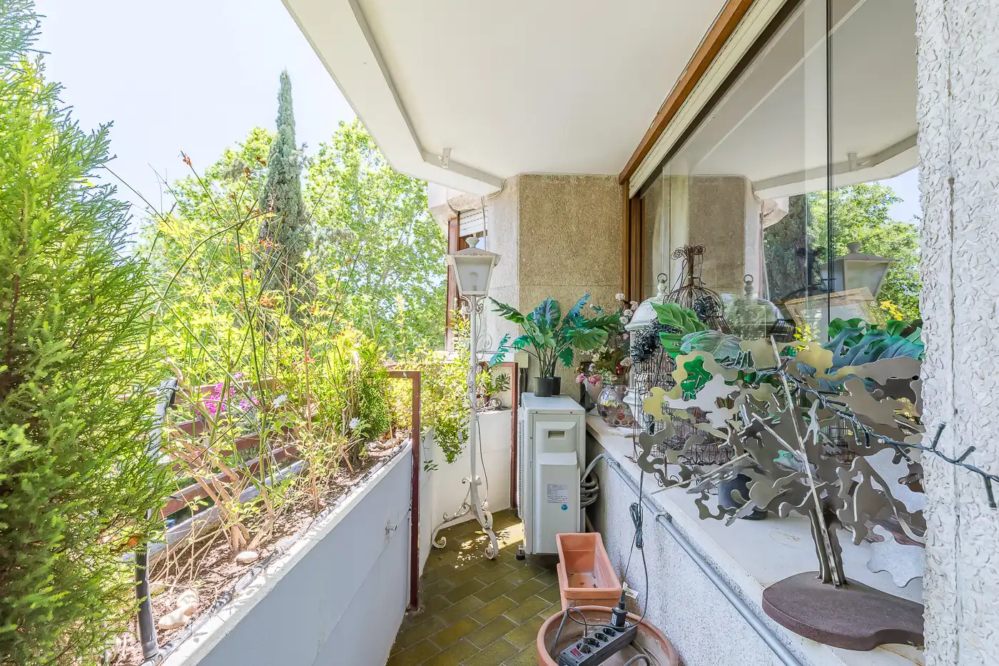 Balcony of Flat for sale in Madrid  with Air Conditioner, Heating and Terrace