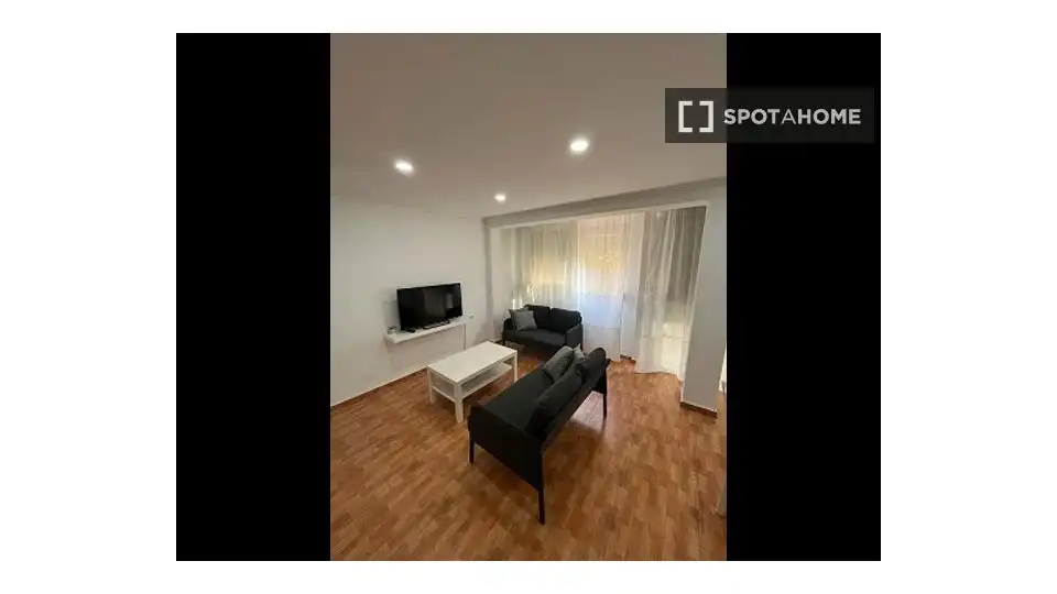 Sala de estar de Piso de alquiler en Valencia con Aire acondicionado, Calefacción y Amueblado