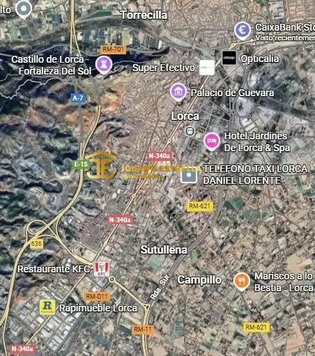 Außenansicht von Maisonette zum Verkauf in Lorca mit Klimaanlage, Heizung und Privatgarten