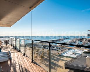 Terrassa de Apartament de lloguer en Badalona amb Aire condicionat, Calefacció i Parquet