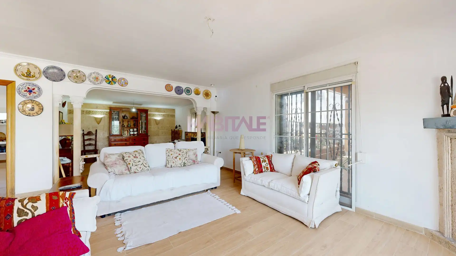 Sala de estar de Casa o chalet en venta en Chiva con Terraza, Trastero y Piscina