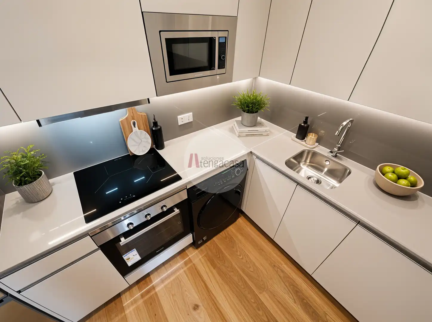 Kitchen of Apartments for sale in Madrid  with Air Conditioner, Heating and Parquet flooring