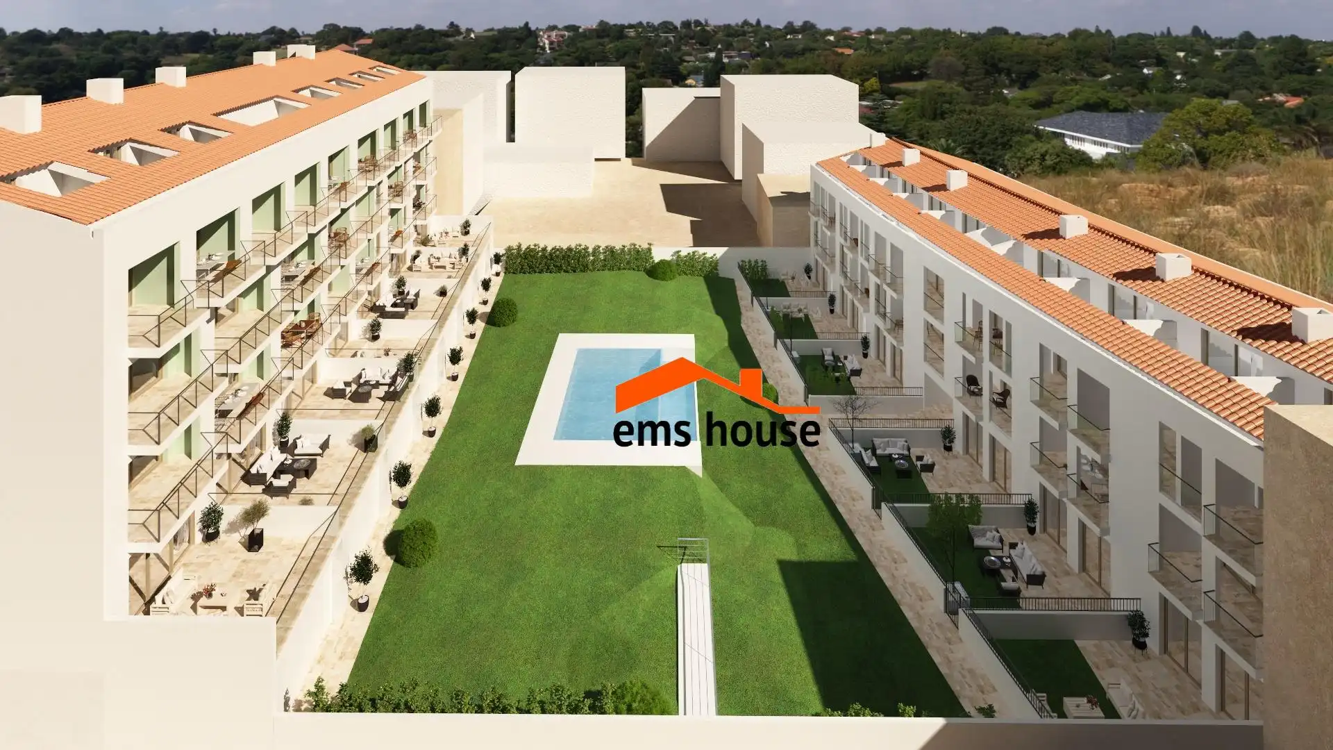 Außenansicht von Wohnungen zum Verkauf in Calonge i Sant Antoni mit Klimaanlage, Terrasse und Balkon