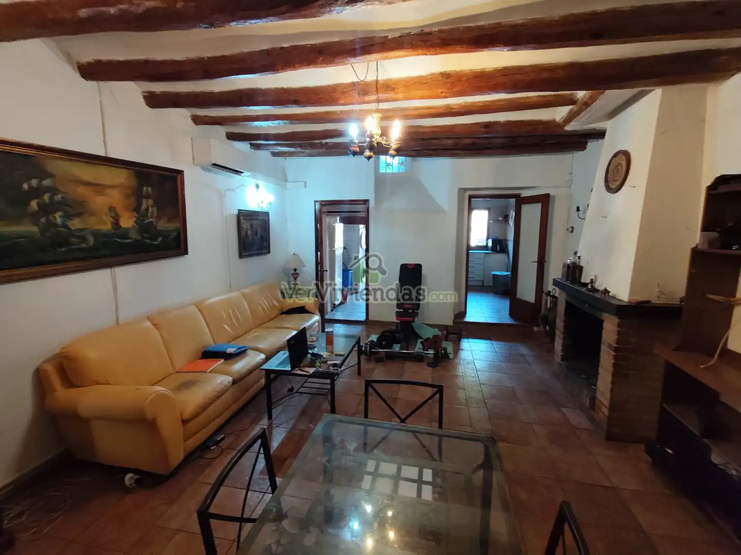 Sala de estar de Casa adosada en venta en Sant Esteve Sesrovires, Barcelona
